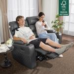 MCombo Zero Gravity Power Loveseat Recliner