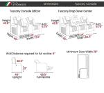 Valencia Tuscany Row of 3 Home Theater Seats