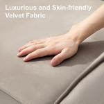 Belffin Modular Velvet Sofa with Storage Chaise