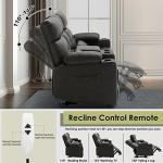 Power Reclining Loveseat with Console, Heat, Massage