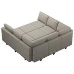 Belffin Modular Velvet Sofa with Storage Chaise