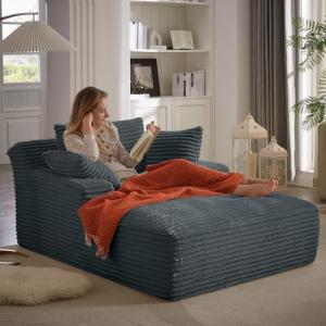 Nahenduo 67 Inch Oversized Chaise Lounge Sofa