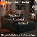 Nahenduo 67 Inch Oversized Chaise Lounge Sofa