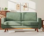 Vesgantti 68" Green Corduroy Loveseat Sofa
