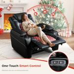 Electric Recliner Chair with USB Ports and Cup Holders
