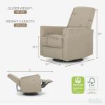 Evolur Harlow Power Glider Recliner with USB