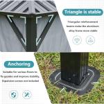 Aoxun 10' x 12' Aluminum Hardtop Gazebo