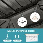 Aoxun 10' x 12' Aluminum Hardtop Gazebo