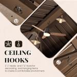 YOLENY 10' x 12' Hardtop Metal Gazebo with Curtains