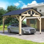 10'x12' Cedar Wood Gazebo with Waterproof Roof