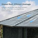 Domi 13x13FT Octagonal Hardtop Gazebo with Screens