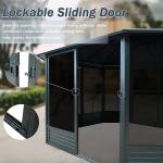 Domi 13x13FT Octagonal Hardtop Gazebo with Screens