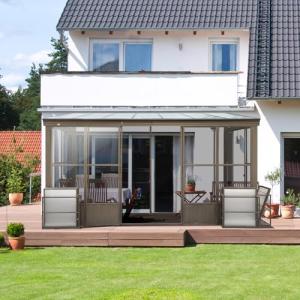 Domi 10x12FT Wall-Mounted Aluminum Gazebo Kit