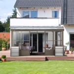 Domi 10x12FT Wall-Mounted Aluminum Gazebo Kit