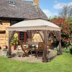 COOS BAY 11x11 Pop Up Gazebo with Mesh Netting