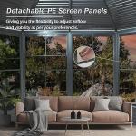 Domi 13x13FT Octagonal Hardtop Gazebo with Screens