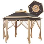 Yaheetech 13x13 Pop-Up Gazebo Tent with LED Lights