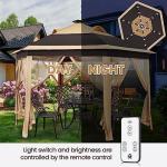 Yaheetech 13x13 Pop-Up Gazebo Tent with LED Lights