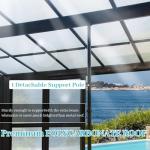 10x14FT Wall Mounted All-Season Gazebo Kit