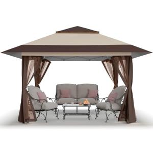 CROWN SHADES 13x13 Pop Up Gazebo Tent