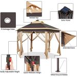 Yaheetech 13x13 Pop-Up Gazebo Tent with LED Lights
