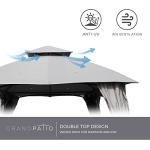 Grand Patio 10x13 Soft Top Gazebo with Curtains