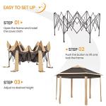 Yaheetech 13x13 Hexagonal Pop-Up Gazebo Tent