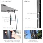 Grand Patio 10x13 Soft Top Gazebo with Curtains