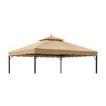 Beige Replacement Canopy for Erommy 10' x 12' Gazebo