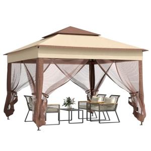 Outsunny 11' x 11' Instant Pop-Up Gazebo