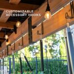 Cedar Wood BBQ Grill Gazebo with Hardtop Roof