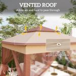 Outsunny 11' x 11' Instant Pop-Up Gazebo