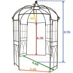 French Style Birdcage Heavy Duty Gazebo