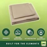 Beige Replacement Canopy for Erommy 10' x 12' Gazebo