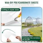6-Pack Polycarbonate Greenhouse Panels, UV Protected