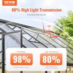 VEVOR 24 Pack Polycarbonate Greenhouse Roof Panels
