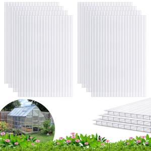 Quibbay 8-Pack UV Protected Polycarbonate Panels