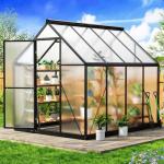 AirWire 6x7.5 FT Outdoor Polycarbonate Greenhouse