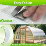 Quibbay 8-Pack UV Protected Polycarbonate Panels