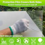 Quibbay 8-Pack UV Protected Polycarbonate Panels