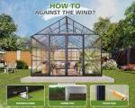AMERLIFE 10x12 FT Heavy Duty Polycarbonate Greenhouse