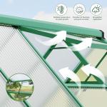 CABIHOME 8x12 FT Polycarbonate Greenhouse with Vent