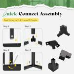 AMERLIFE 16.8 FT Walk-In Polycarbonate Greenhouse