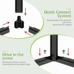AMERLIFE 12x10 Hybrid Polycarbonate Greenhouse with Vents