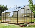 AMERLIFE 12x13.5 FT Walk-in Polycarbonate Greenhouse