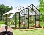 AMERLIFE 12x13.5 FT Polycarbonate Walk-In Greenhouse