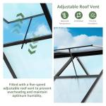 AirWire 6x7.5 FT Outdoor Polycarbonate Greenhouse