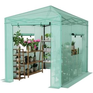 Greesum 8x6 FT Portable Pop-up Greenhouse