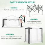 Eagle Peak 6x4 Portable Pop-Up Greenhouse