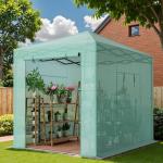 Greesum 8x6 FT Portable Pop-up Greenhouse